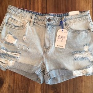 New- Carly Jean Los Angeles Jean Shorts SZ L